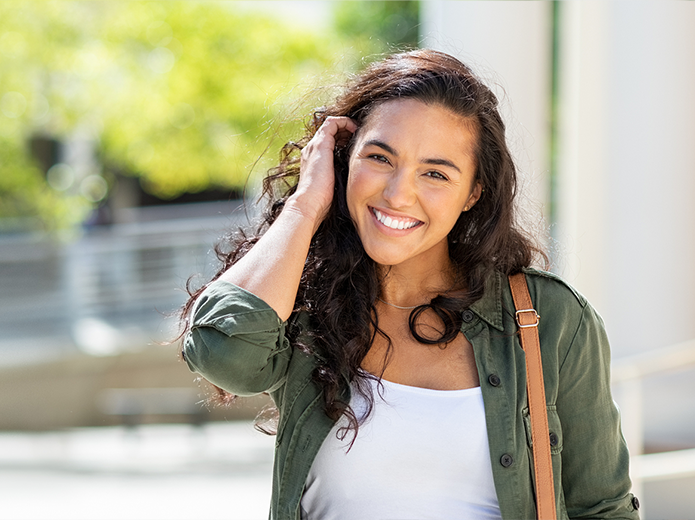 smiling young woman